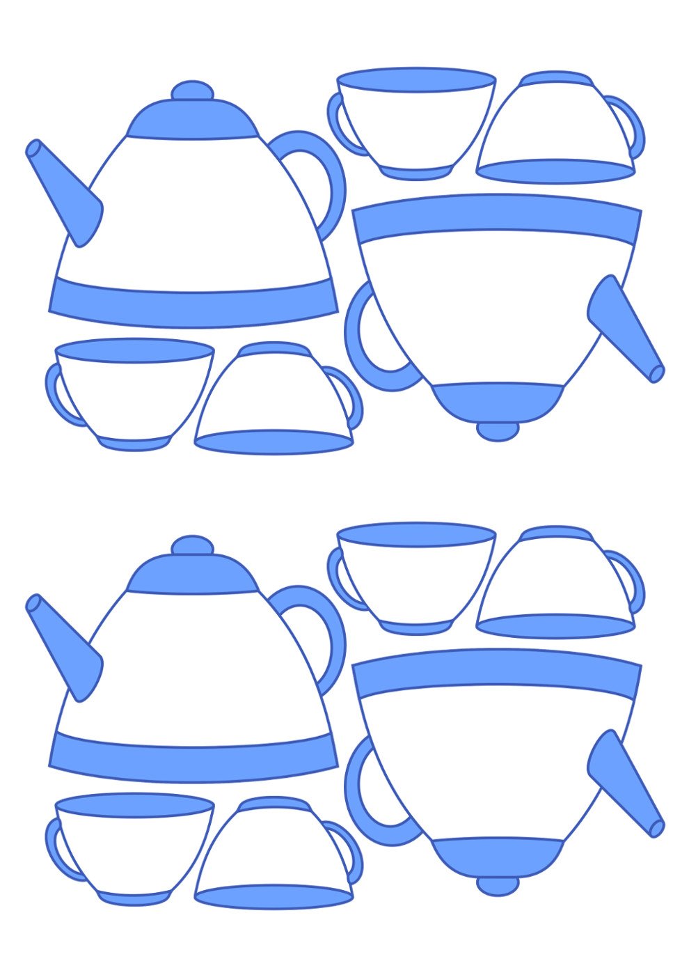 Стилизованная посуда