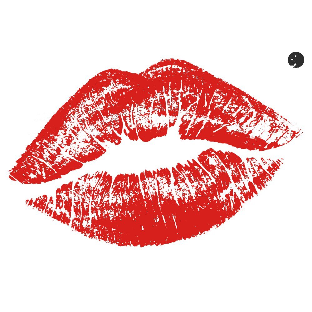 Поцелуй отпечаток губ