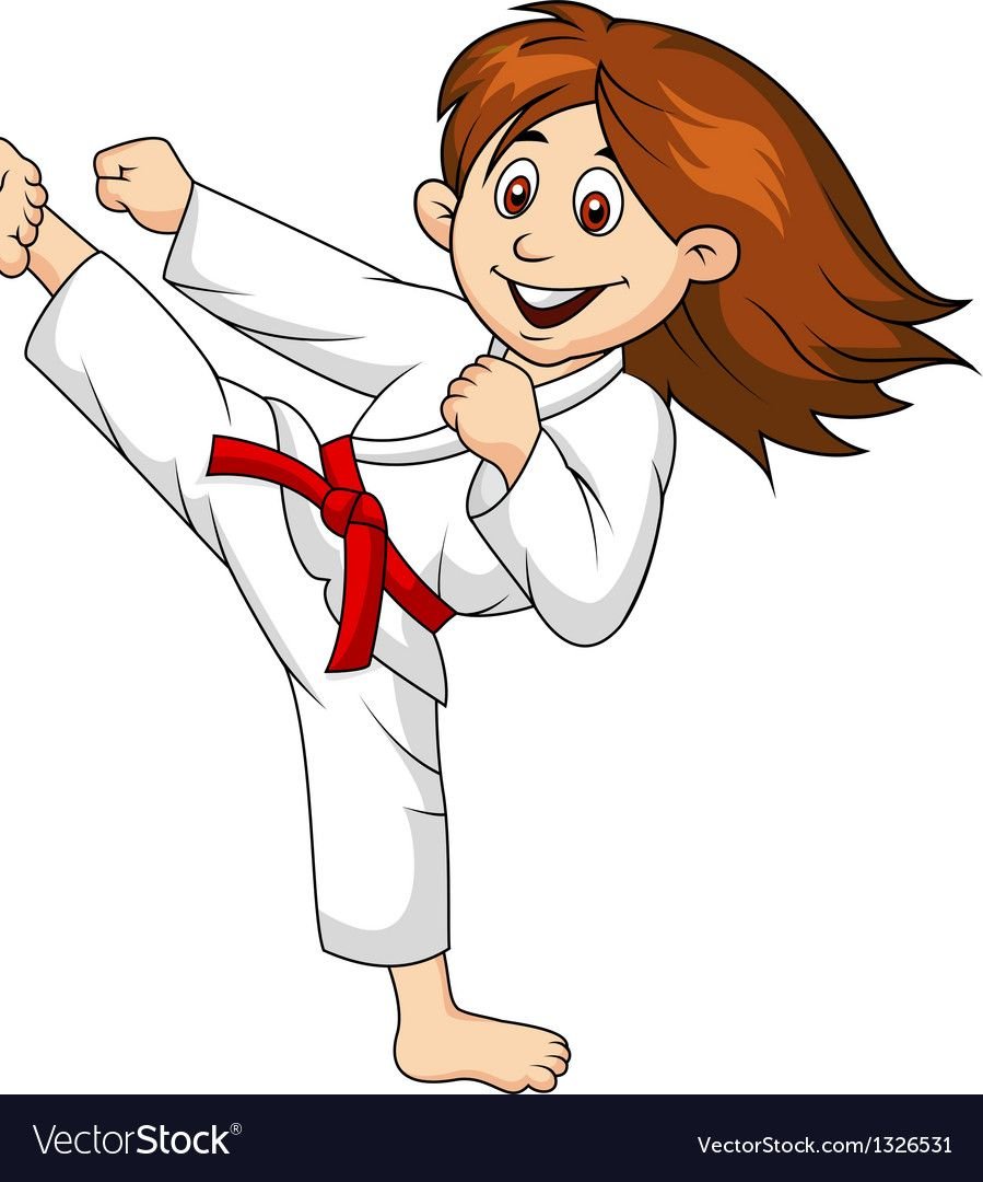 Каратэ рисунок для детей
