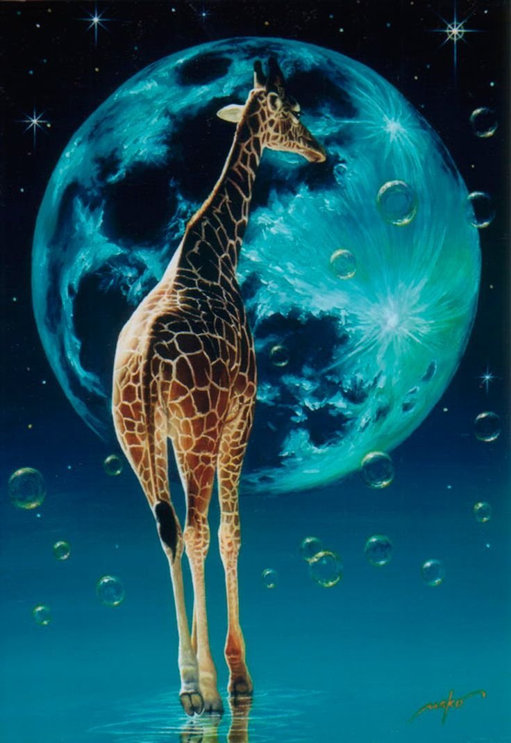 Разноцветный Жираф