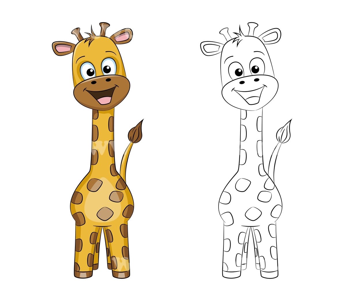 Постер Жираф