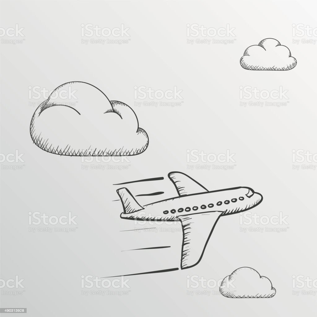 Самолёт для срисовки