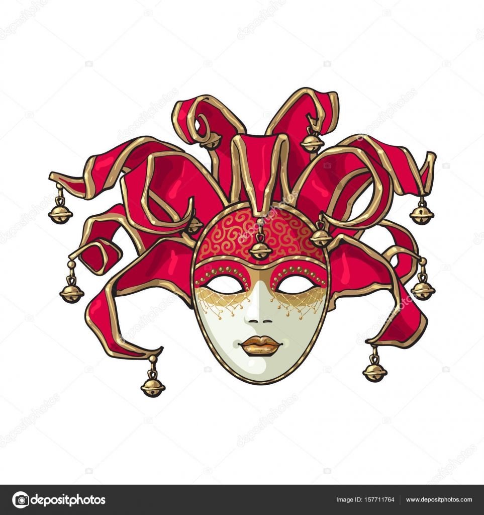 Венецианская маска вектор