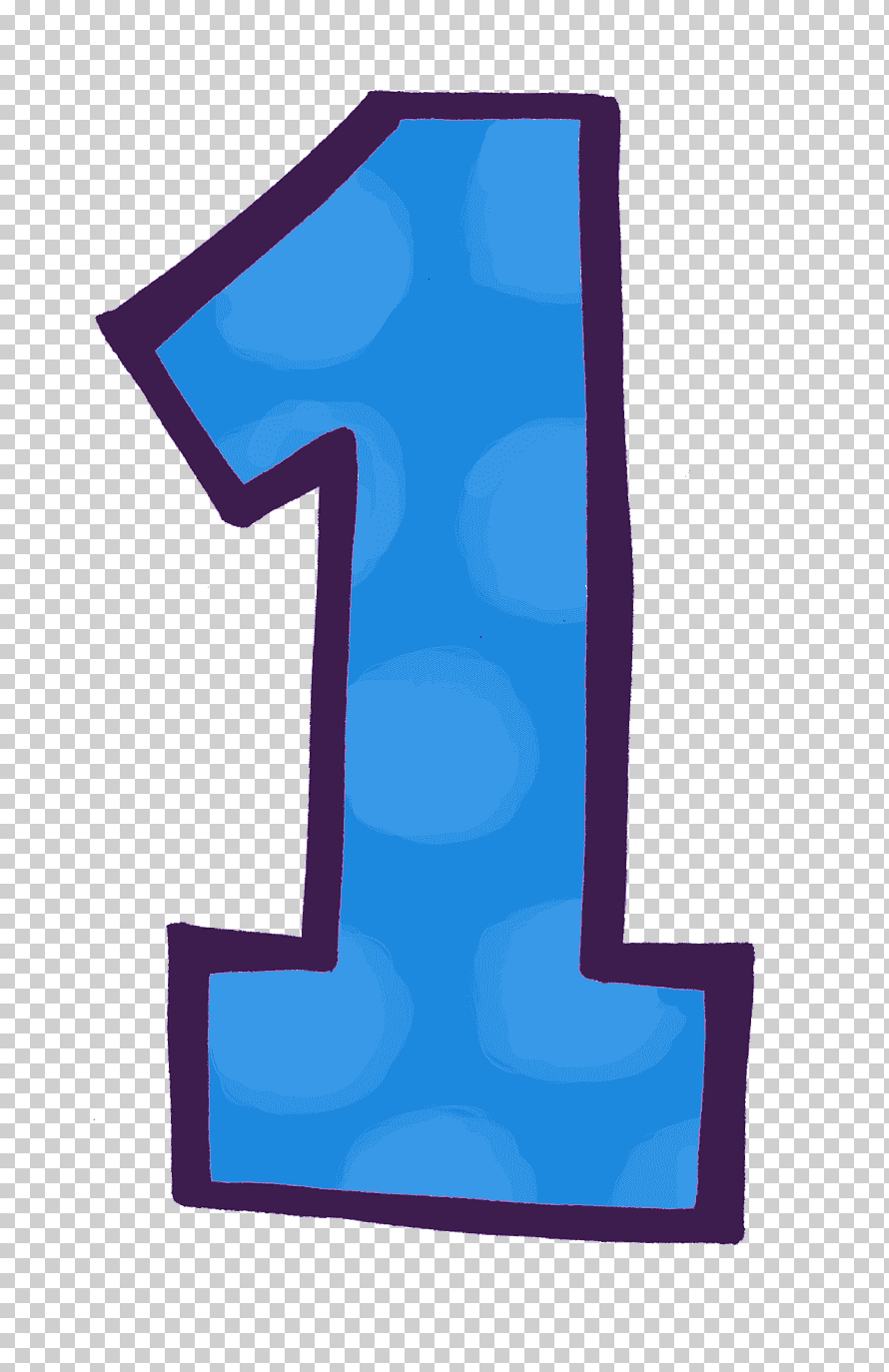 Красивая цифра 1