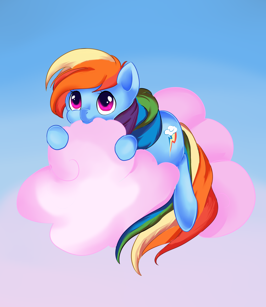 Милые пони Радуга Дэш