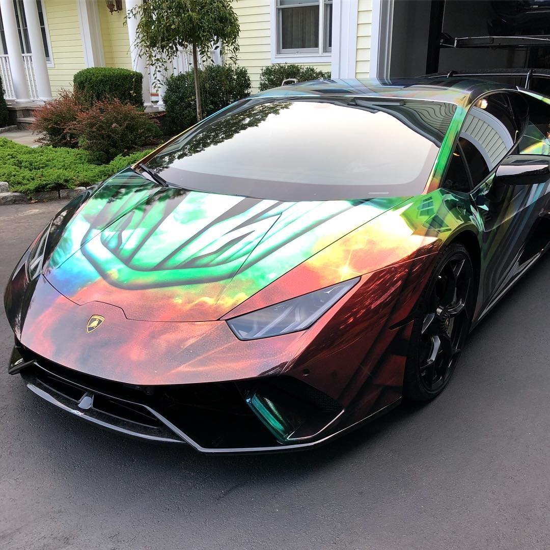 Ламборджини блестящая голографическая