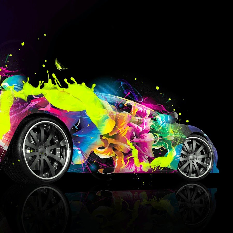 Ламборджини авентадор Радужный