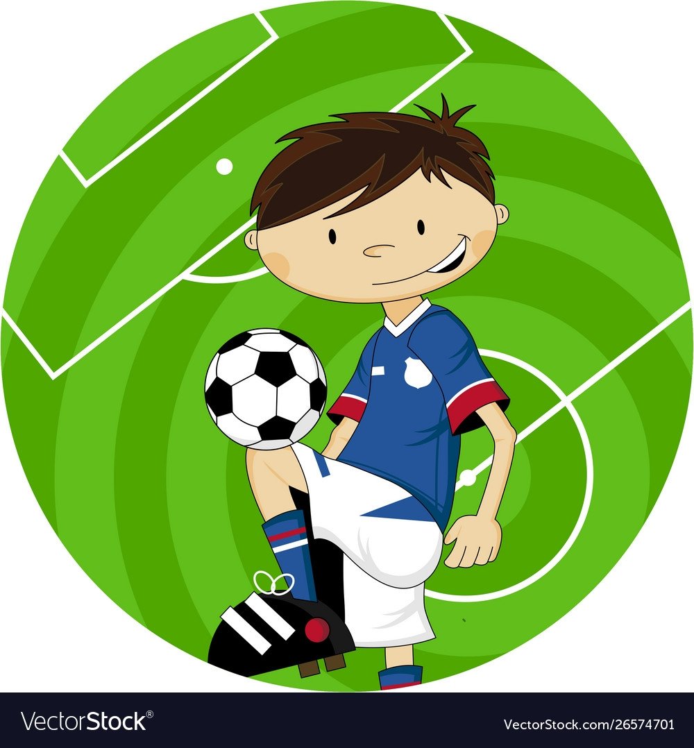 Рисунки для детей красивые футболисты