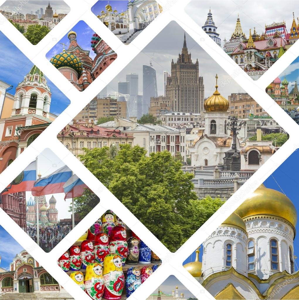 Архитектура Москвы коллаж