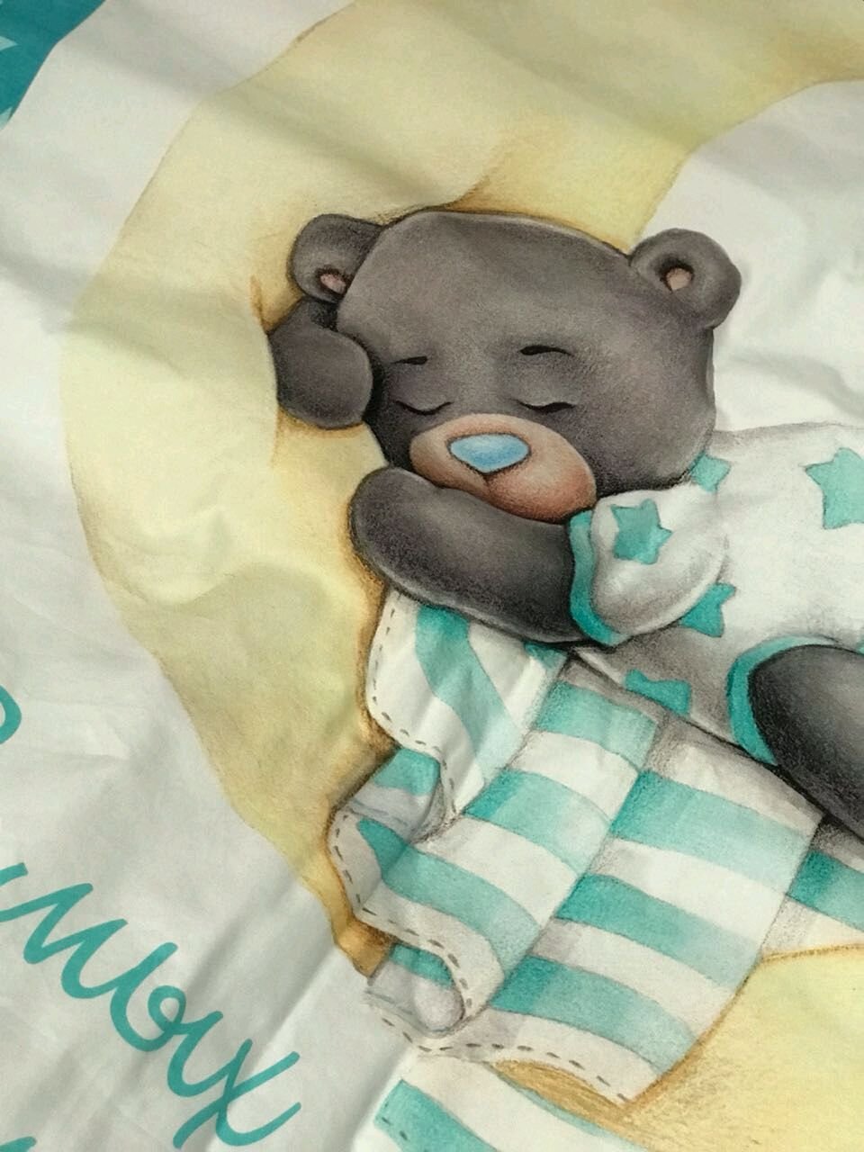 Спящий медведь мультяшный