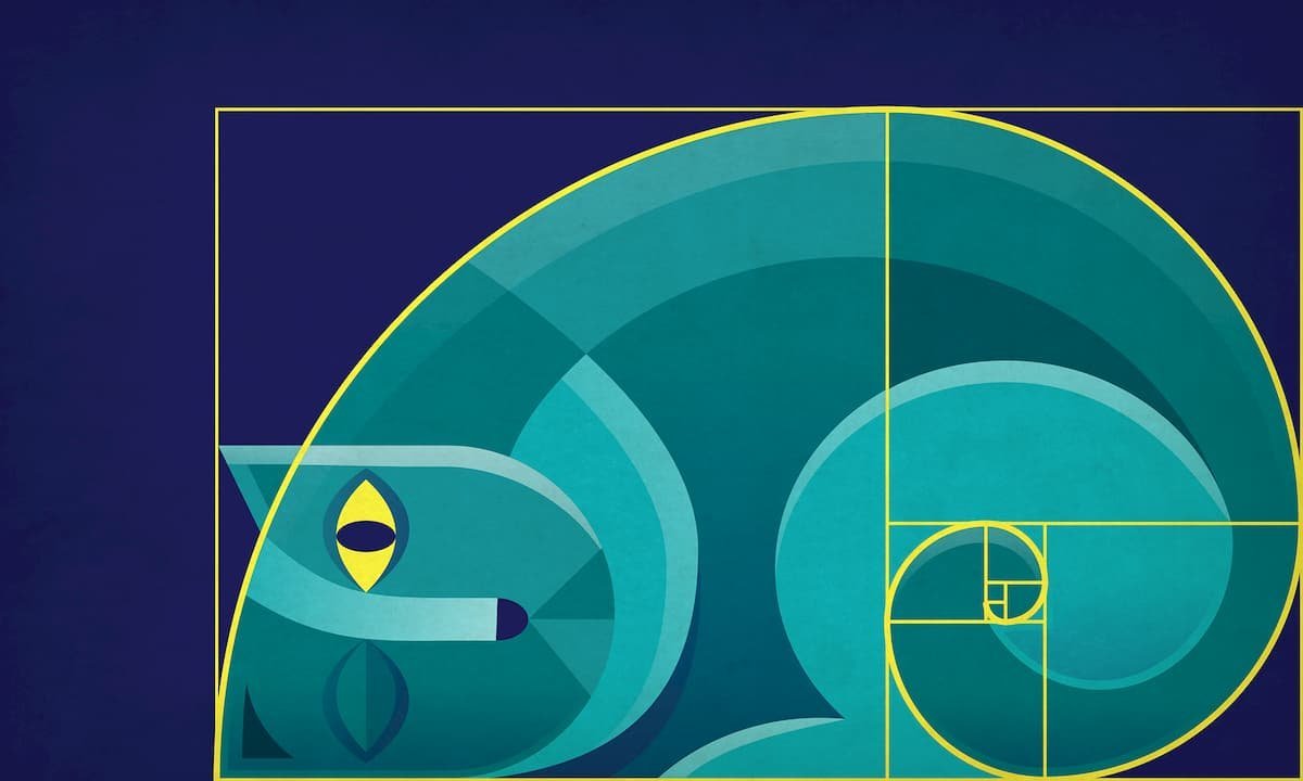 Золотое сечение круги Фибоначчи