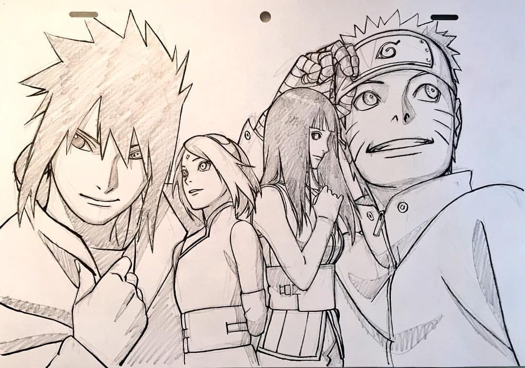 Сакура Хокаге Наруто и Саске