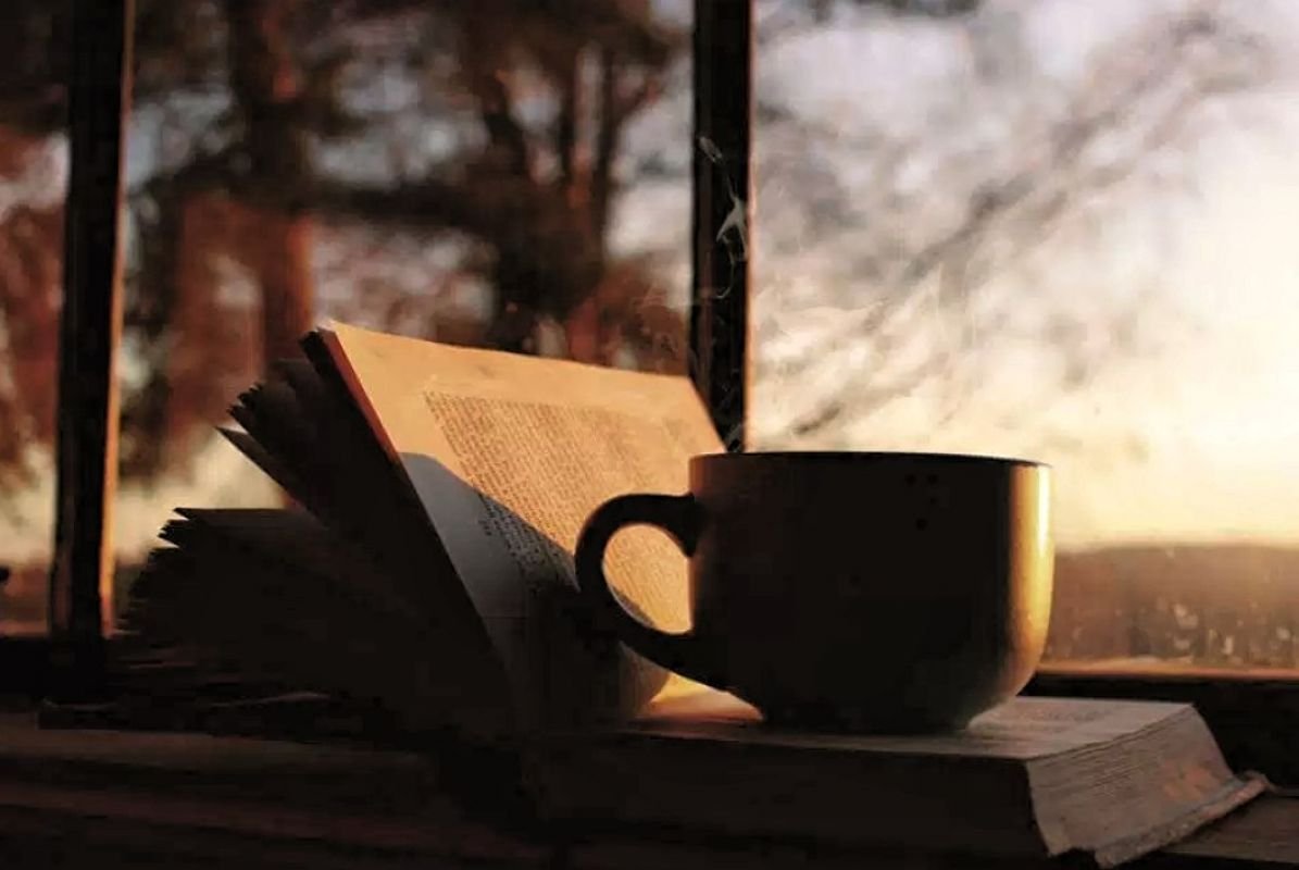 Эстетика книг и кофе