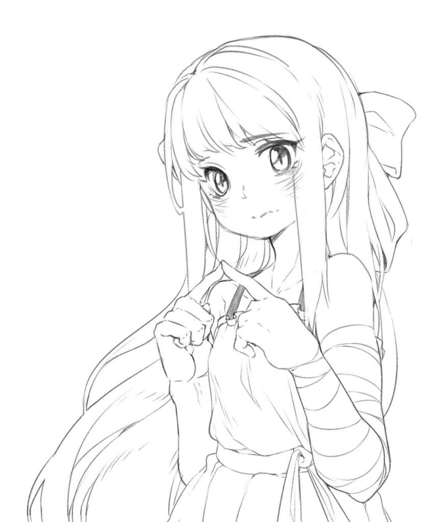 Раскраски аниме