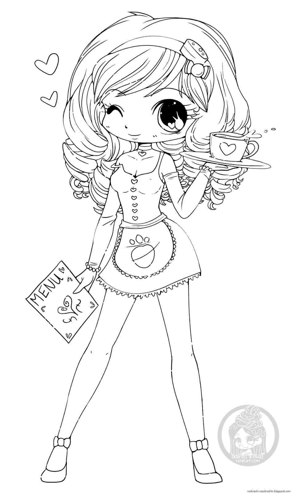 Аниме девочки для срисовки