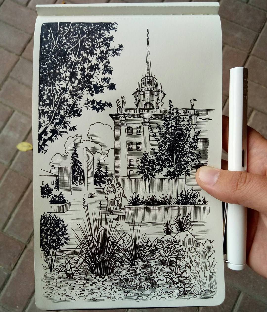 Очертания города