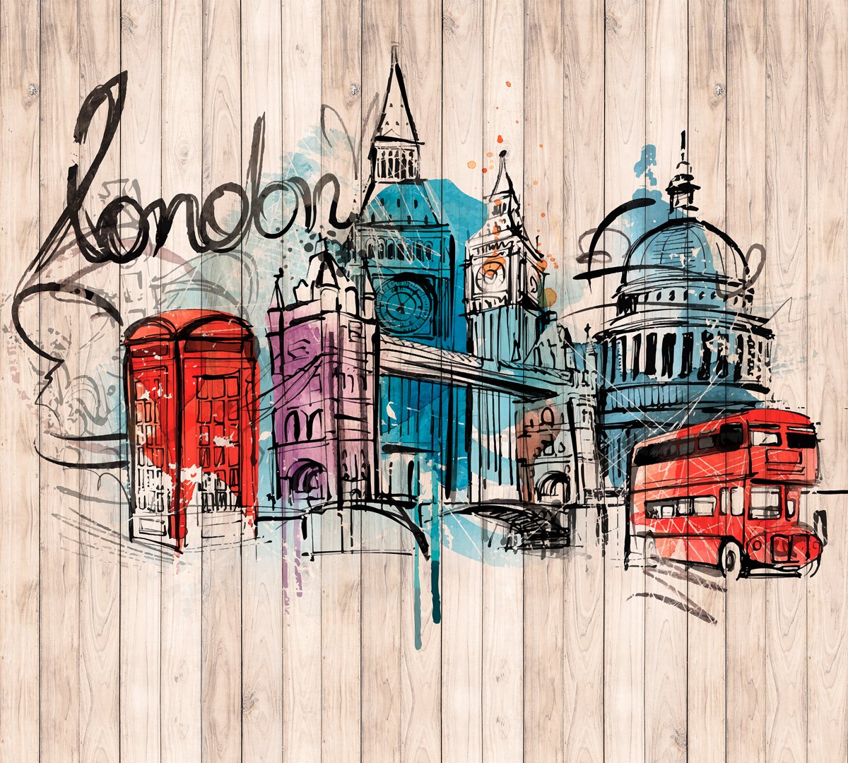 Картины в лондонском стиле