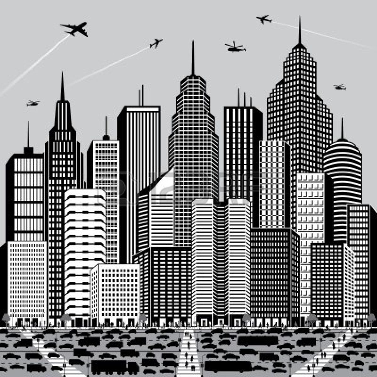 Очертания ночного города