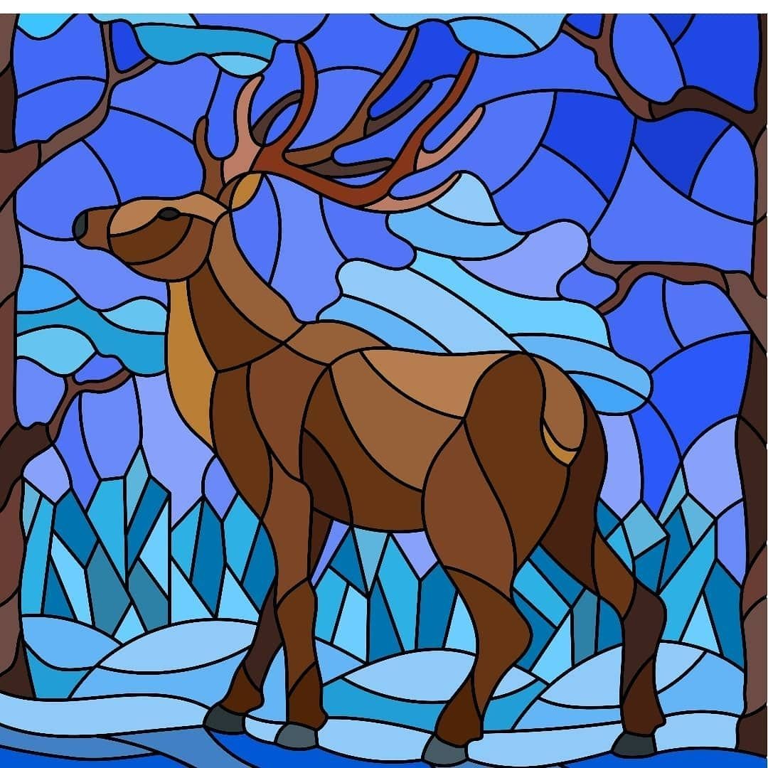 Зимний витраж