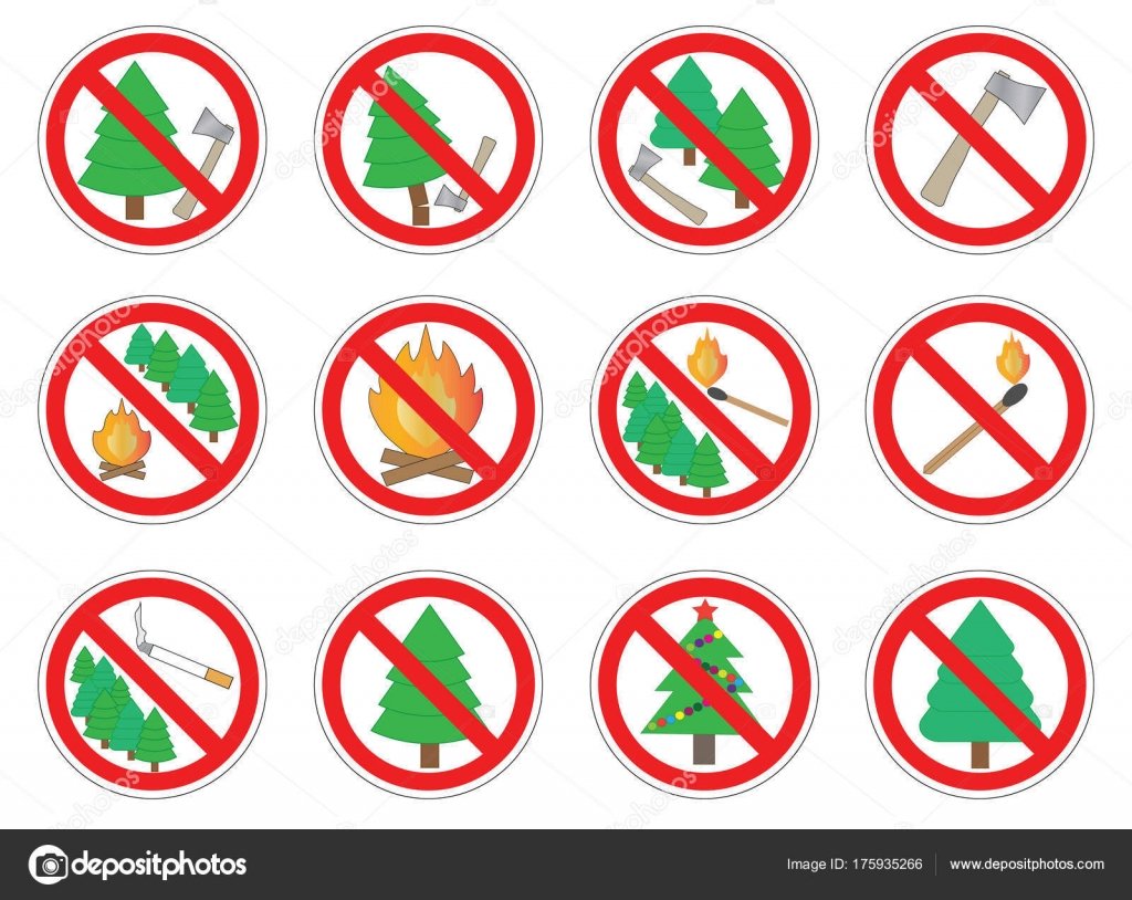 Запрещающие знаки в Леву