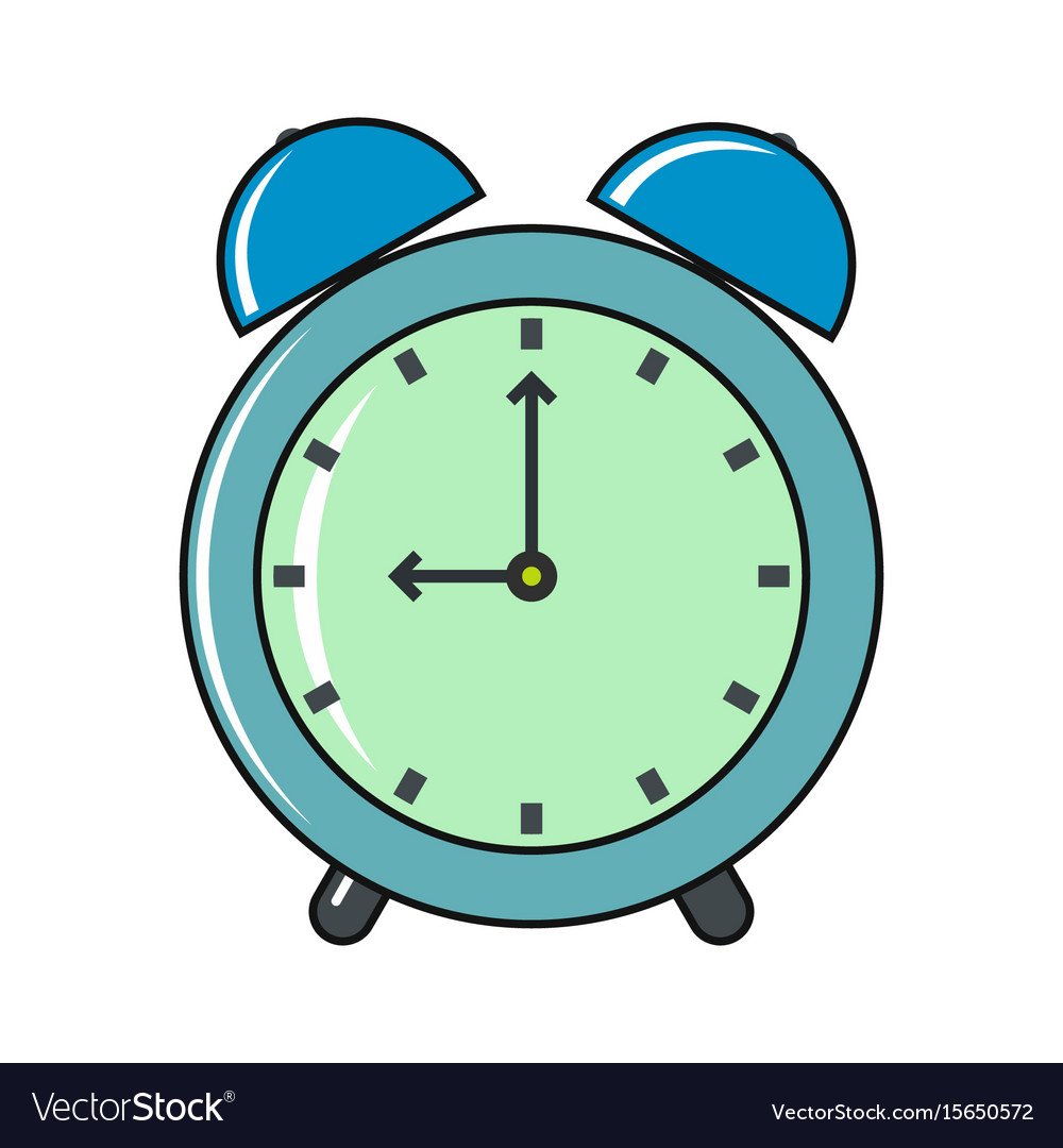 Будильник рисовать легко