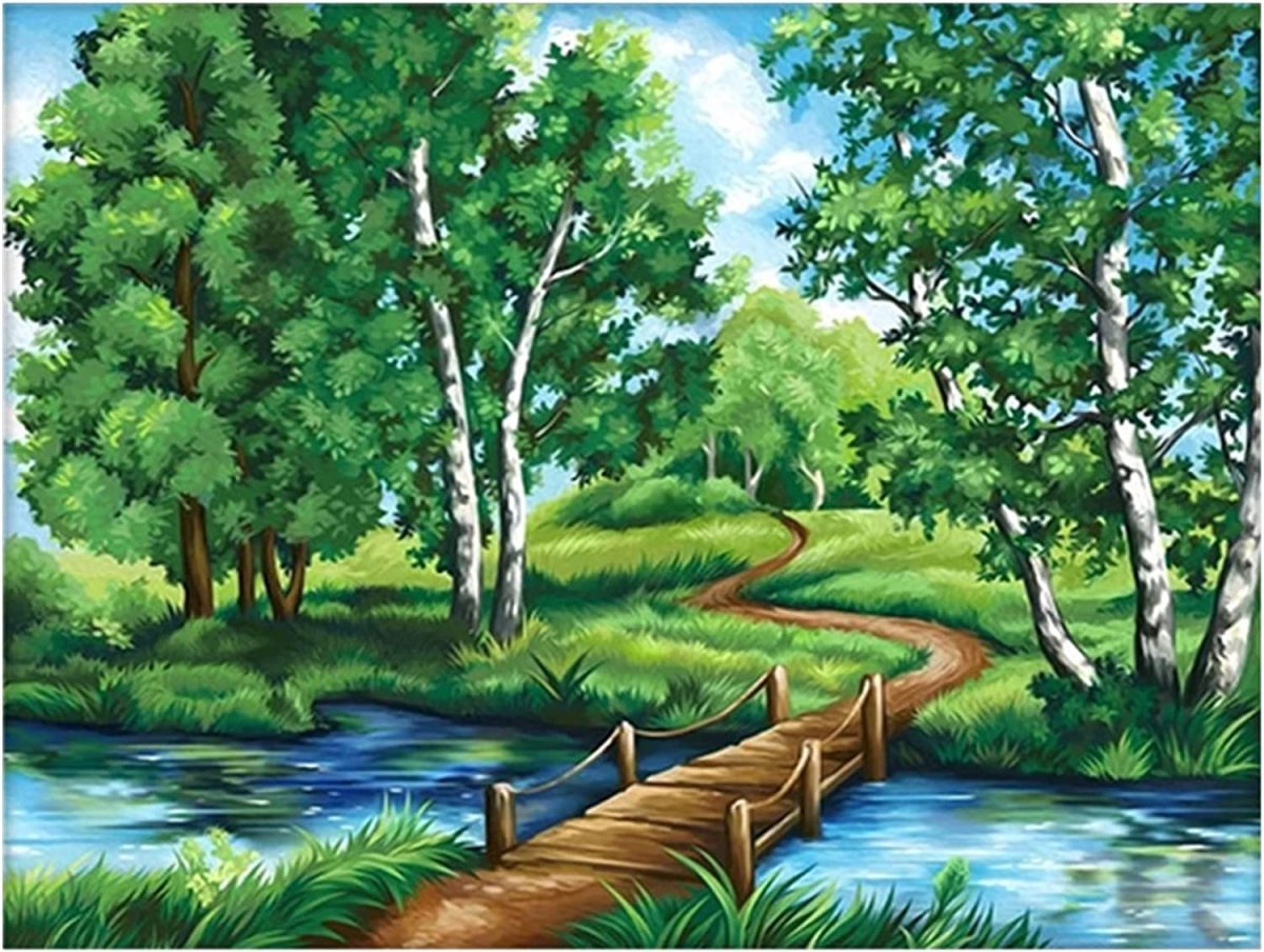 Летний пейзаж для детей