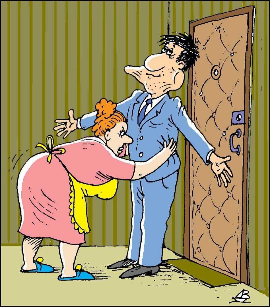 Карикатуры на женщин смешные