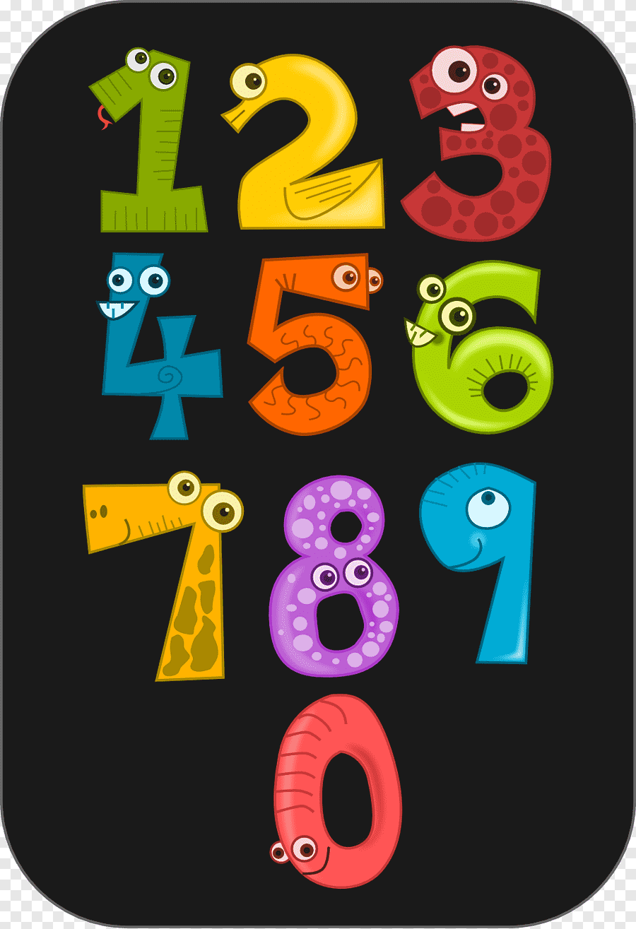 Смешные цифры для детей