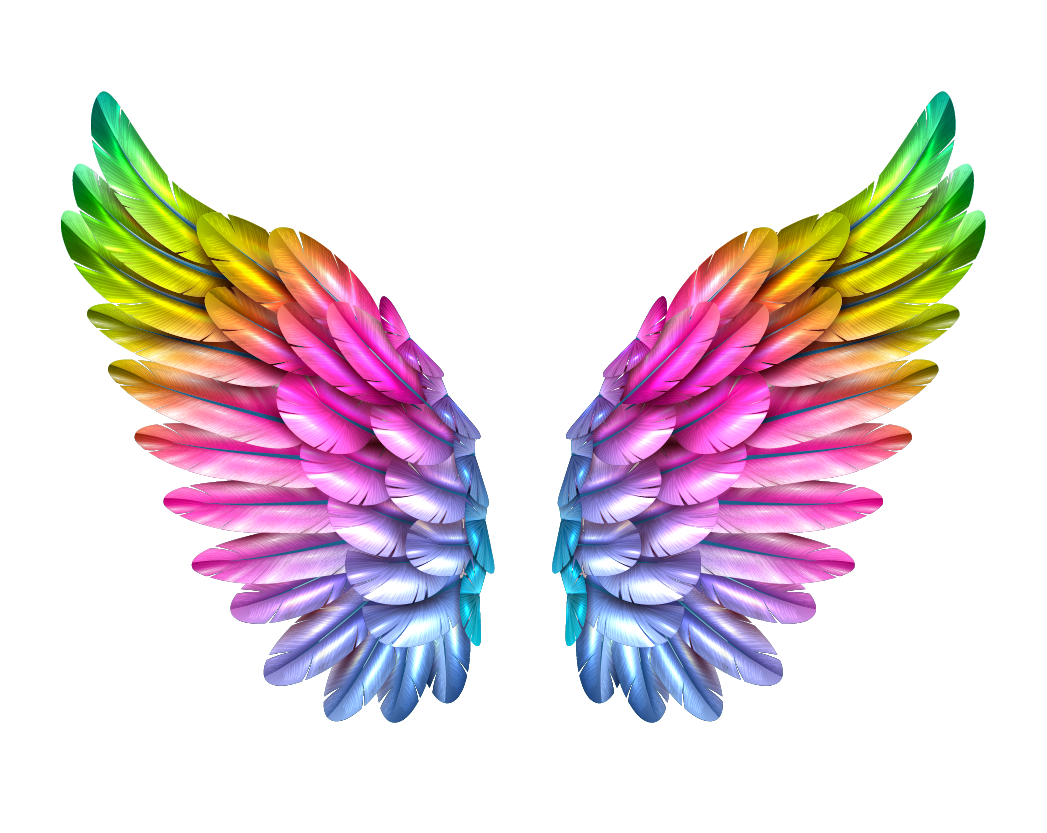 Тату Крылья ангела маленькие