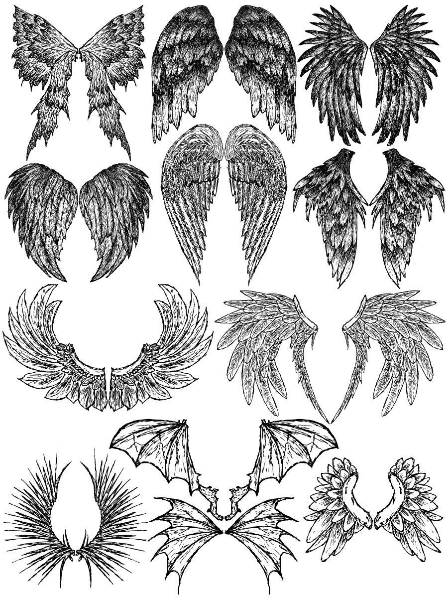 Крылья ангела гача