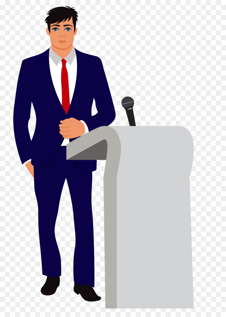 Человечек в деловом костюме