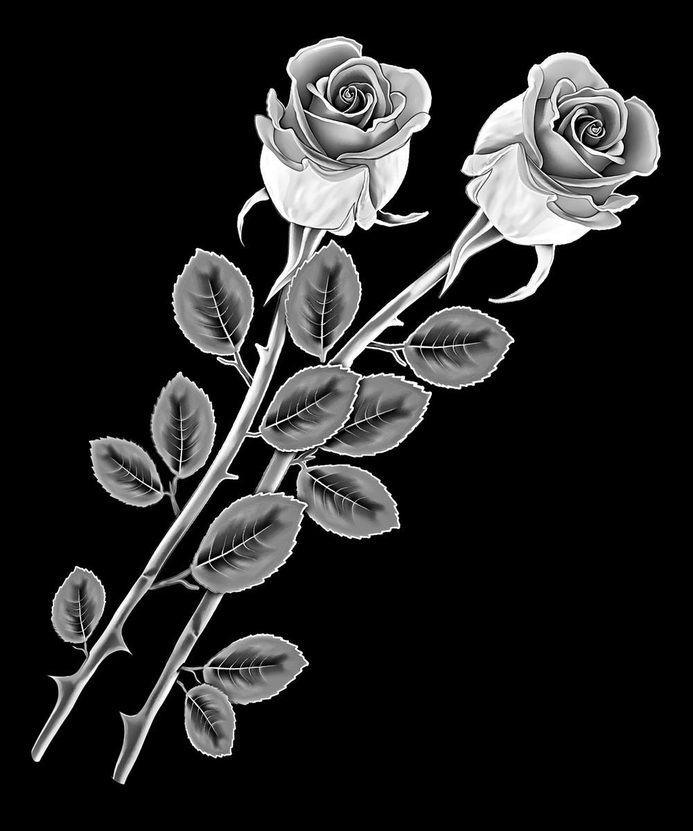 Розы для гравировки