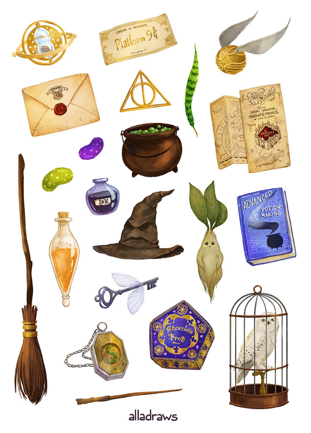 Гарри Поттер шляпа вектор