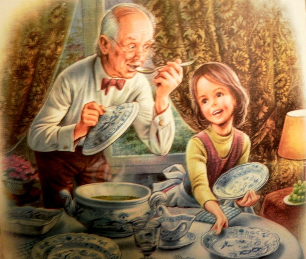 Иллюстратор Марсель Марльер бабушка