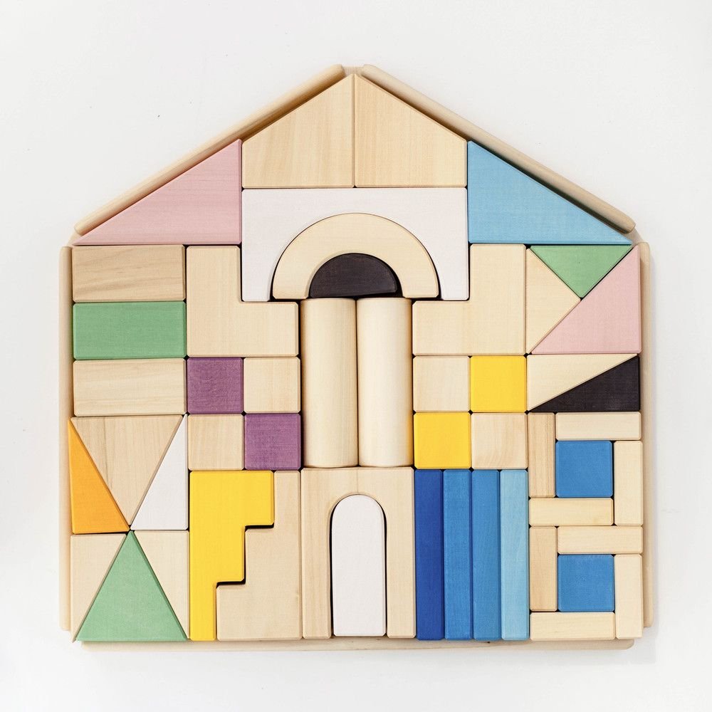 Домик из кубиков детский