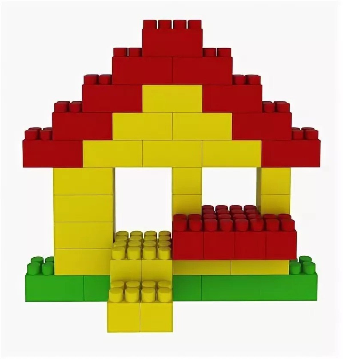 Дом из крупного лего