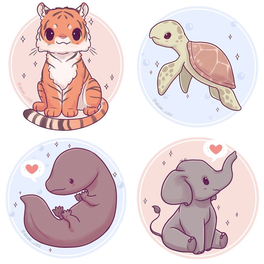 Стикеры животных