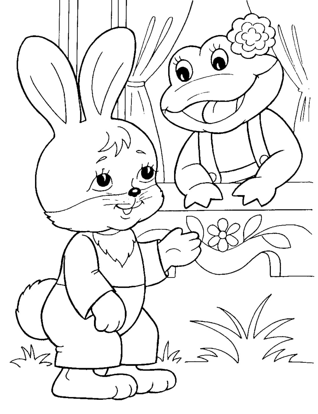 Теремок. Сказка-раскраска