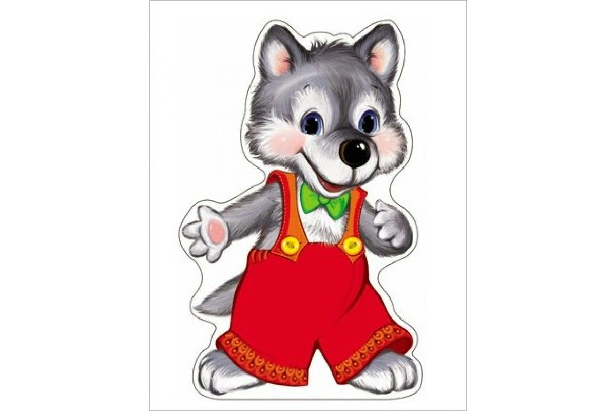 Сказочный волк на прозрачном фоне