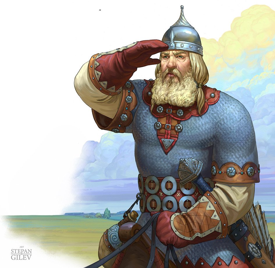 Былинный богатырь Илья Муромец