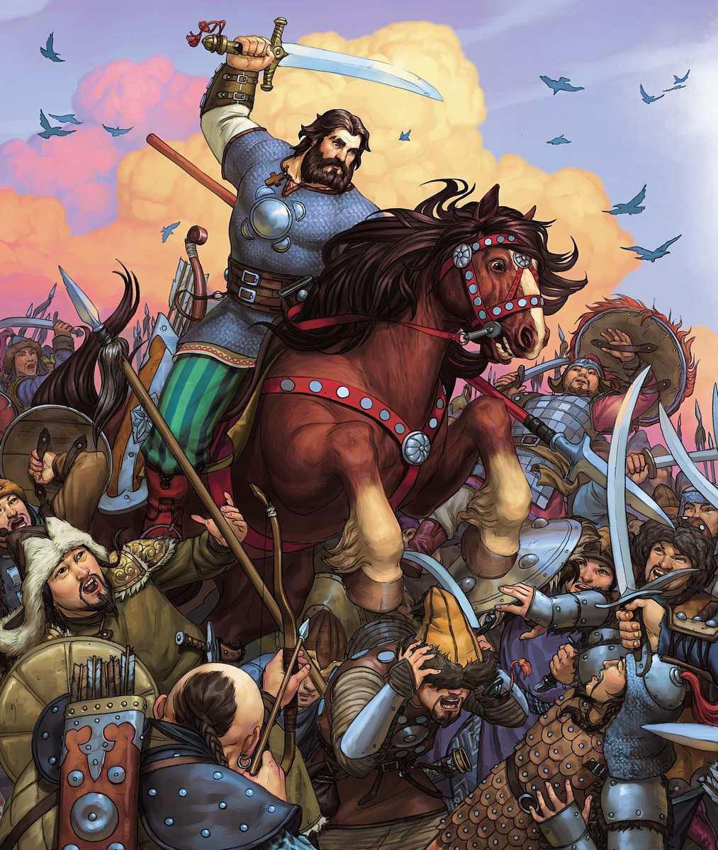 Русский богатырь илья муромец картинки