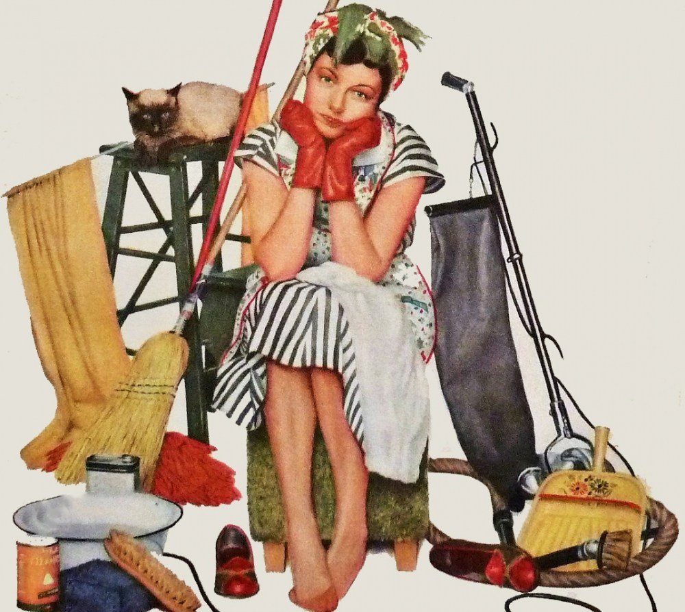 Норман Роквелл пин ап