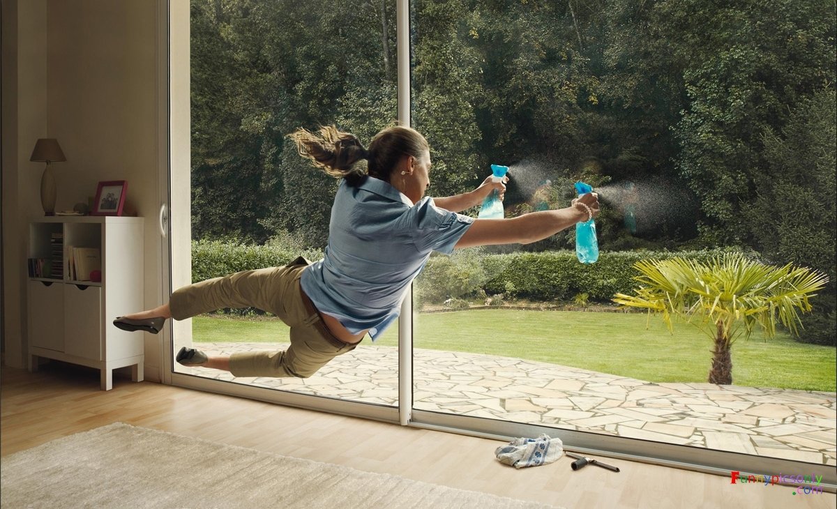 Креативная реклама клининга