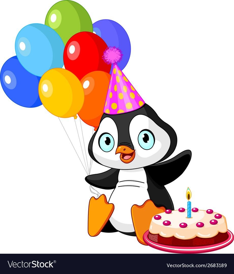 Мультяшные животные с днем рождения