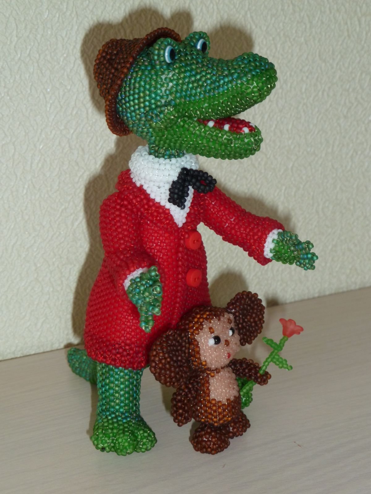 Торт крокодил Гена и Чебурашка