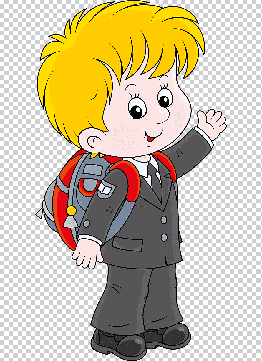 Мультяшные школьники