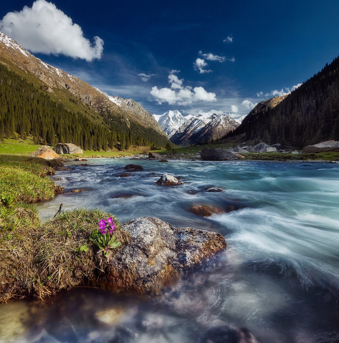 Тянь Шань горные реки