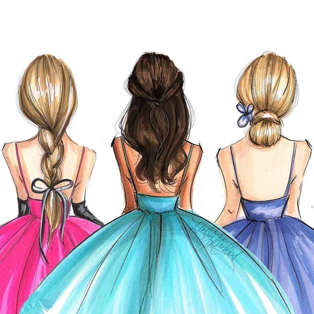 Девушка со спины