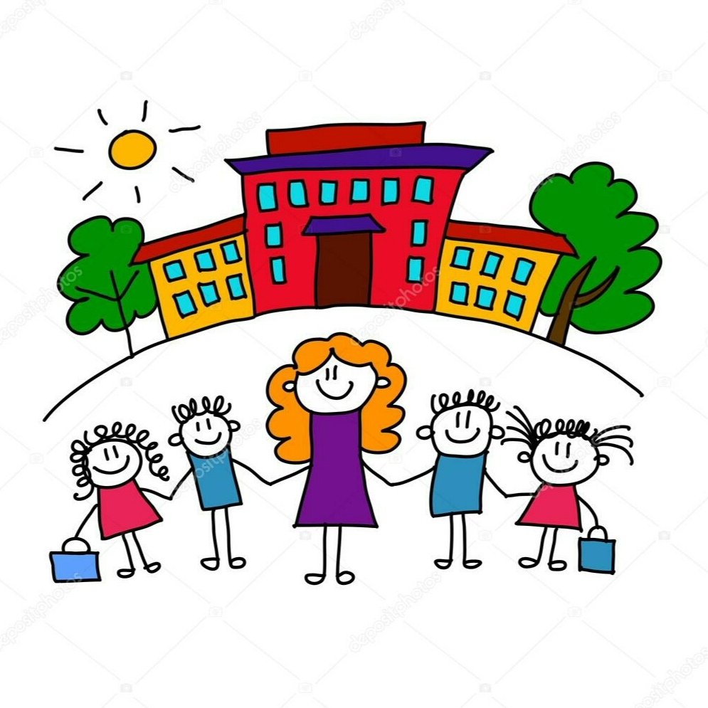 Графический рисунок школы