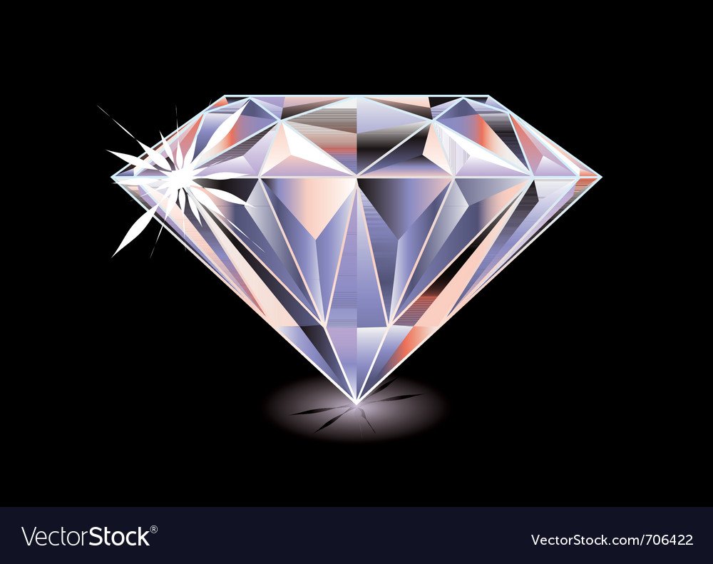 Грани черного бриллианта фон